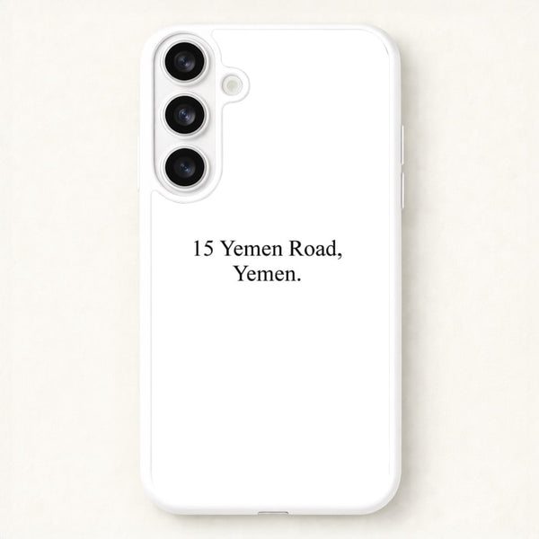 15 Yemen Road, Yemen Phone Case for Galaxy S26