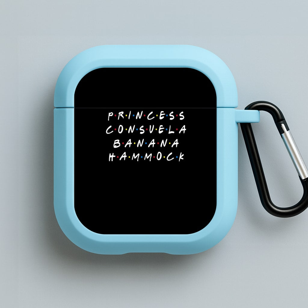 Princess Consuela Banana Hammock Blue AirPods Case