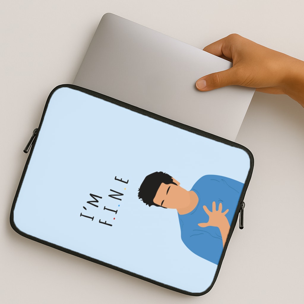 I'm Fine MacBook Case