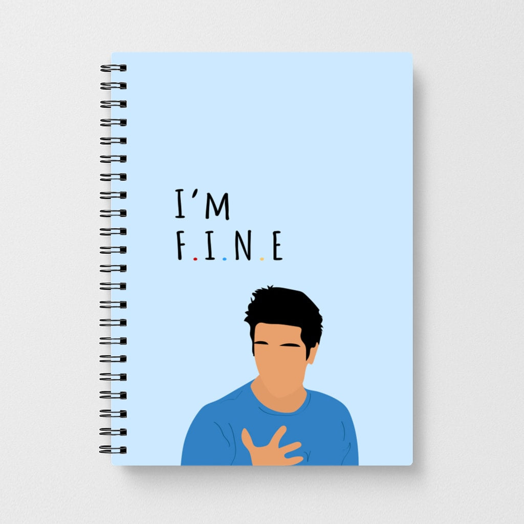 I'm Fine - Friends Notebook
