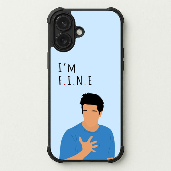 I'm Fine Phone Case — Bumper case