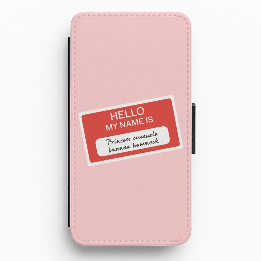 Hello My Name Is - Friends Flip / Wallet Phone Case