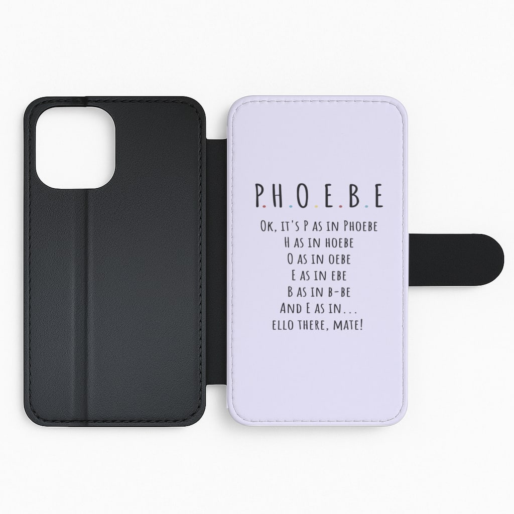 Spelling Phoebe Flip Phone Case