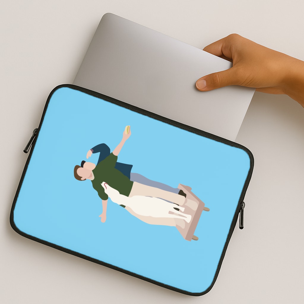 Two Men And A Dog MacBook Case