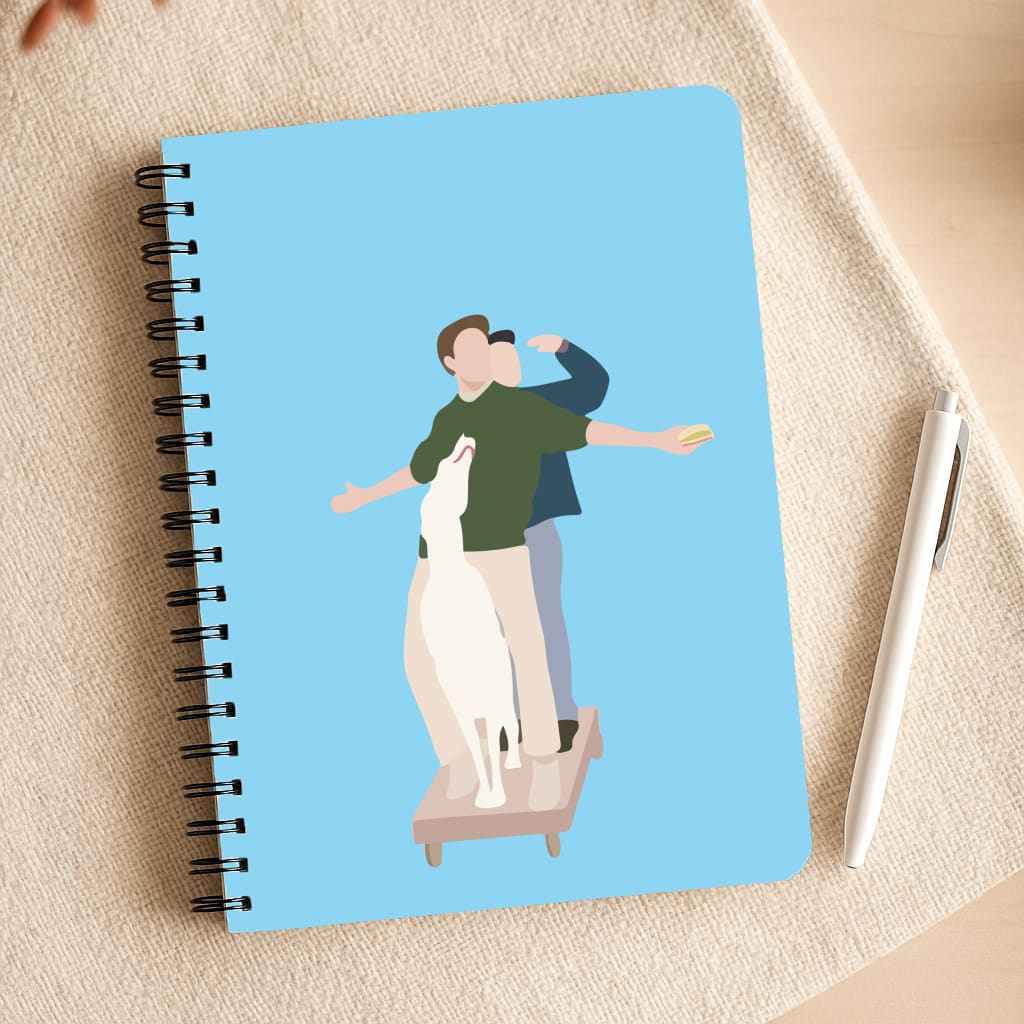 Two Men And A Dog Notepad