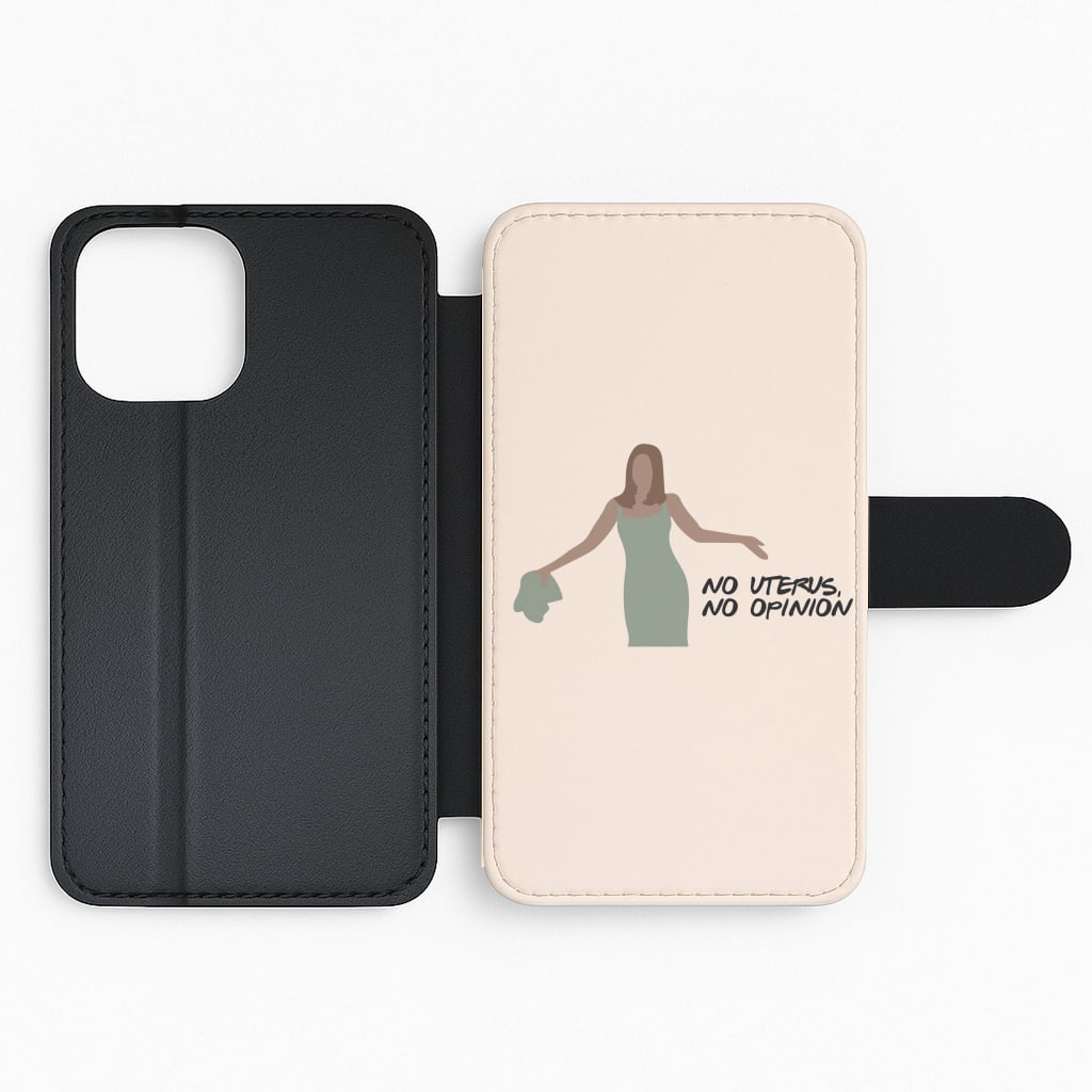 Rachel No Uterus No Opinion - Friends Flip Phone Case