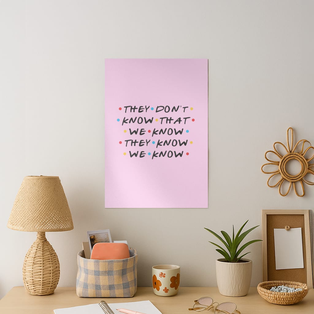 They Dont Know That We Know Art Print