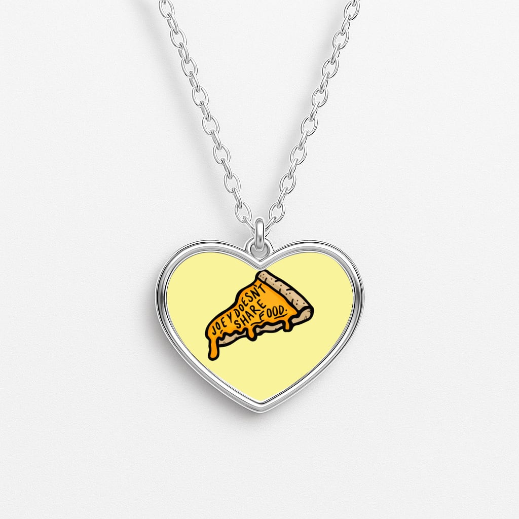 Joey Doesn't Share Food Heart Necklace
