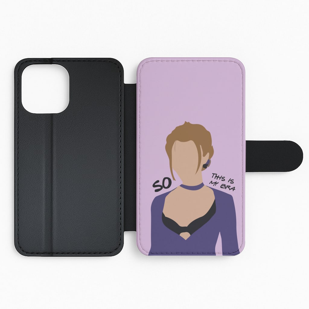 So This Is My Bra - Friends Flip Phone Case