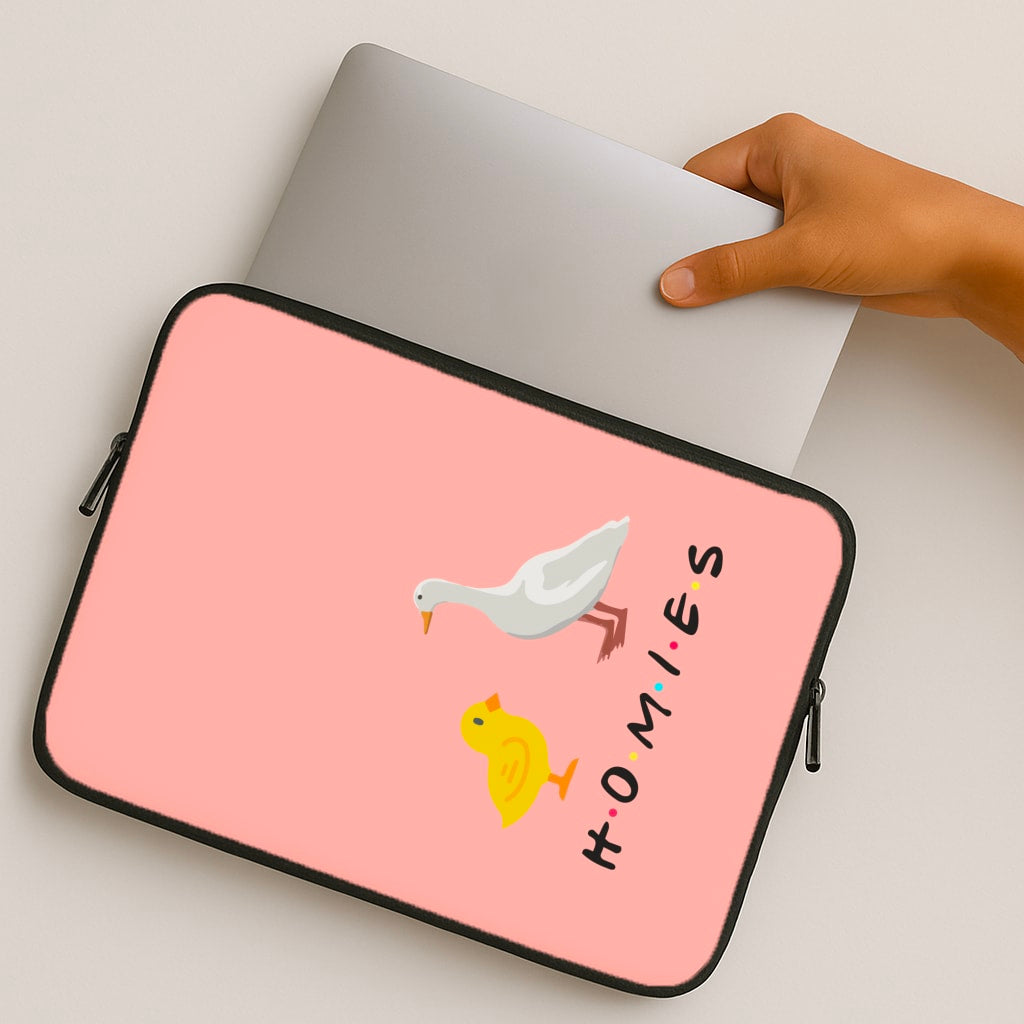 Homies Chick And Duck MacBook Case