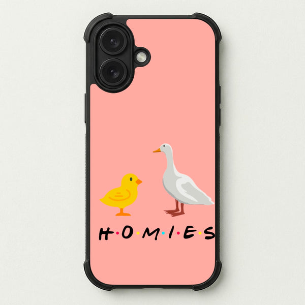 Homies Chick And Duck Phone Case — Bumper case