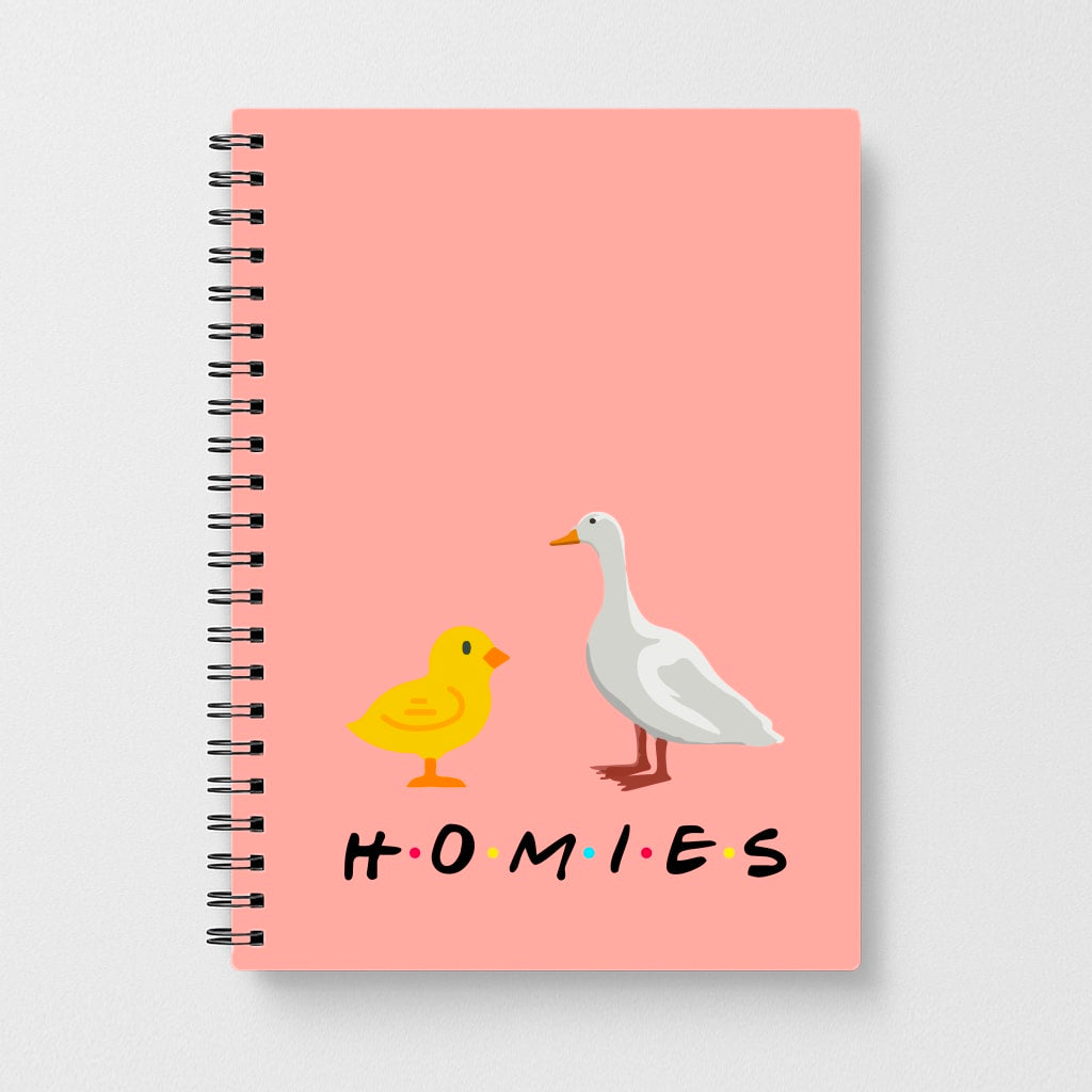 Homies Duck And Rabbit - Friends Notebook