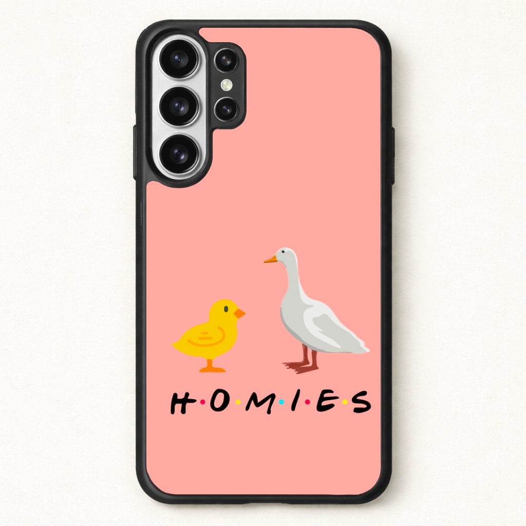 Homies Chick And Duck Phone Case for Galaxy S26 Ultra