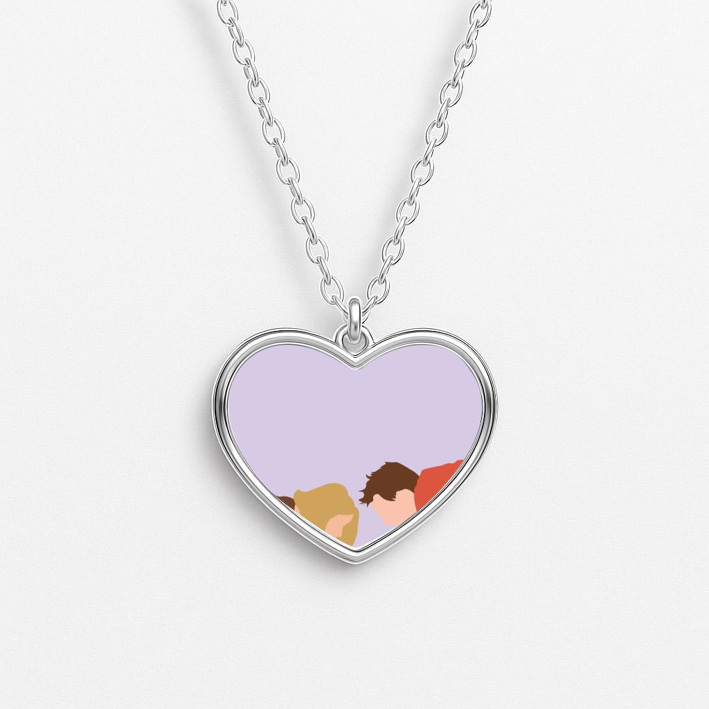 Eating Some Food Heart Necklace