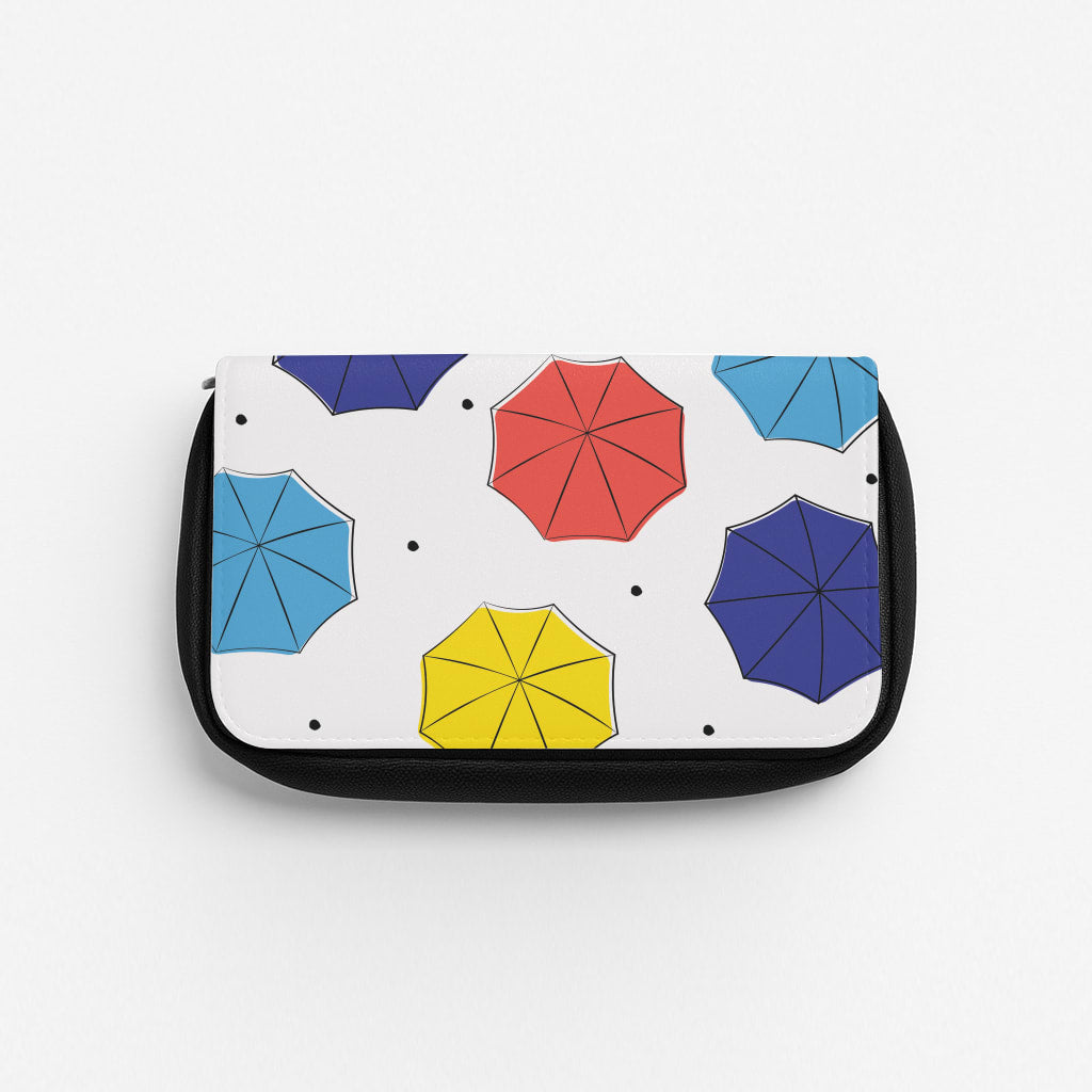 Colourful Umbrellas Pattern Pencil Case