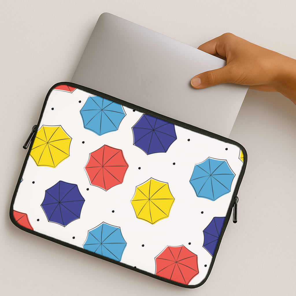 Colourful Umbrellas Pattern MacBook Case