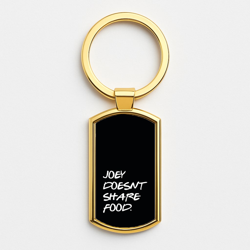 Joey Doesn't Share Food, Black Gold Keyring