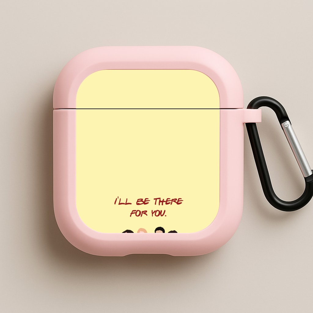 I'll Be There For You Cast Pink AirPods Case