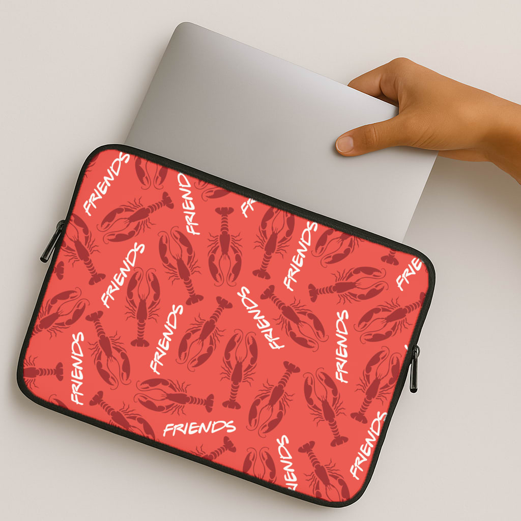 Sitcom Red Lobsters Pattern MacBook Case