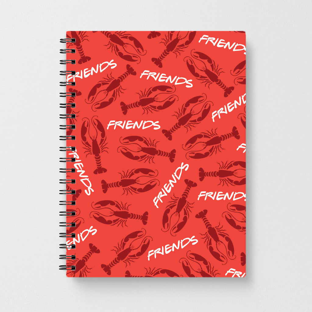 Sitcom Red Lobsters Pattern Notebook