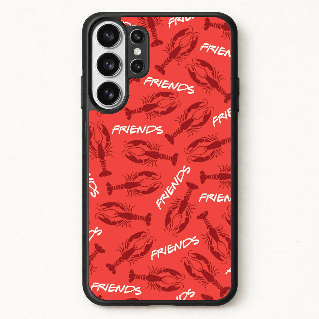 Sitcom Red Lobsters Pattern Phone Case for Galaxy S26 Ultra