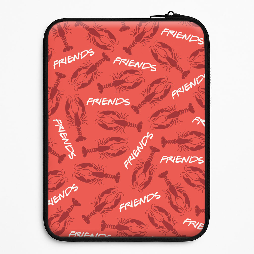 Sitcom Red Lobsters Pattern Laptop Sleeve