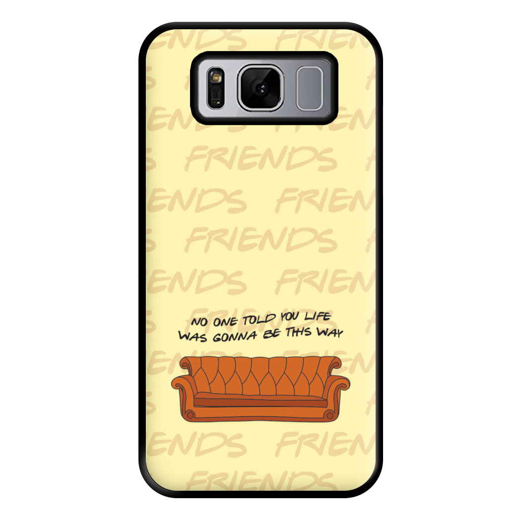 No One Told You Pattern Phone Case for Galaxy S8 Plus
