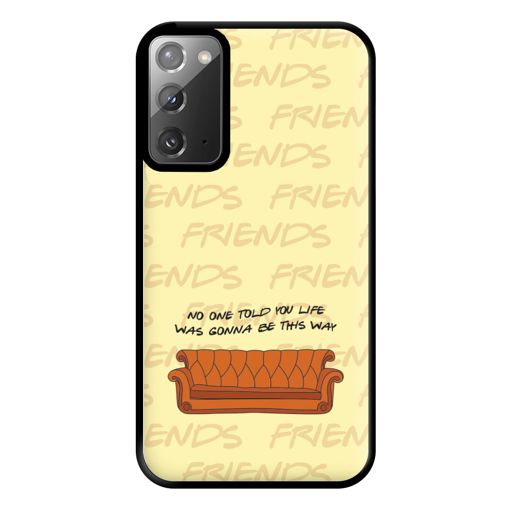 No One Told You Pattern Phone Case for Galaxy Note 20 Ultra