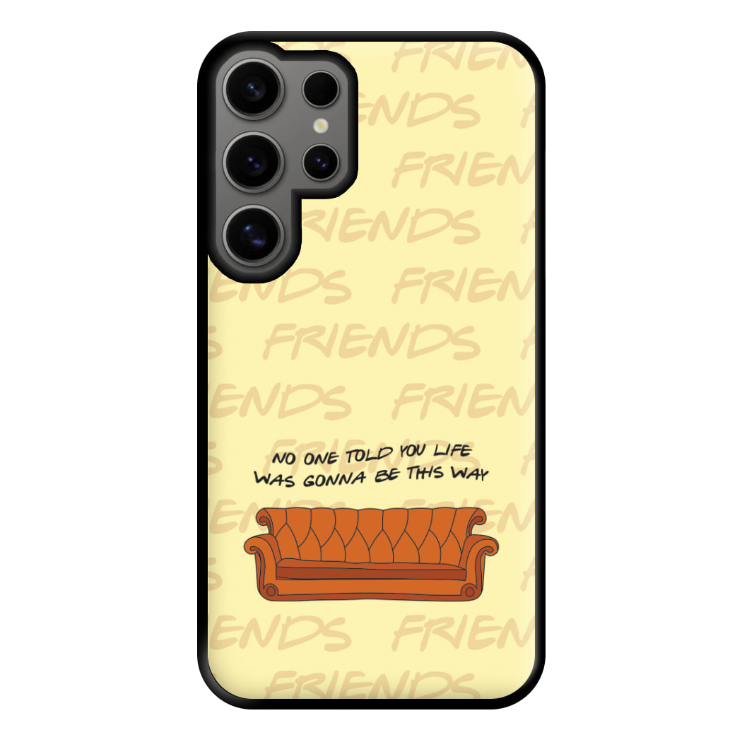 No One Told You Pattern Phone Case for Galaxy S24 Ultra