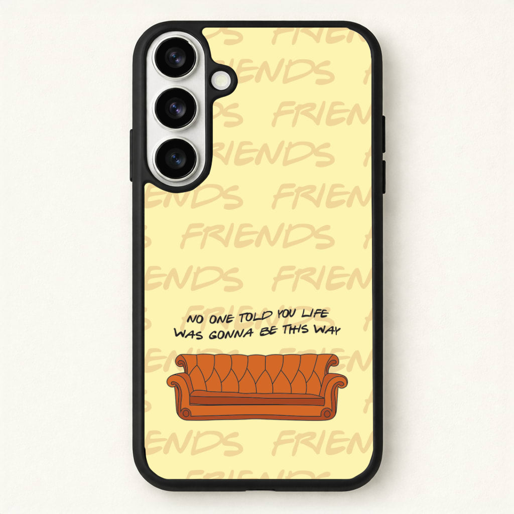 No One Told You Pattern Phone Case for Galaxy S26 Plus
