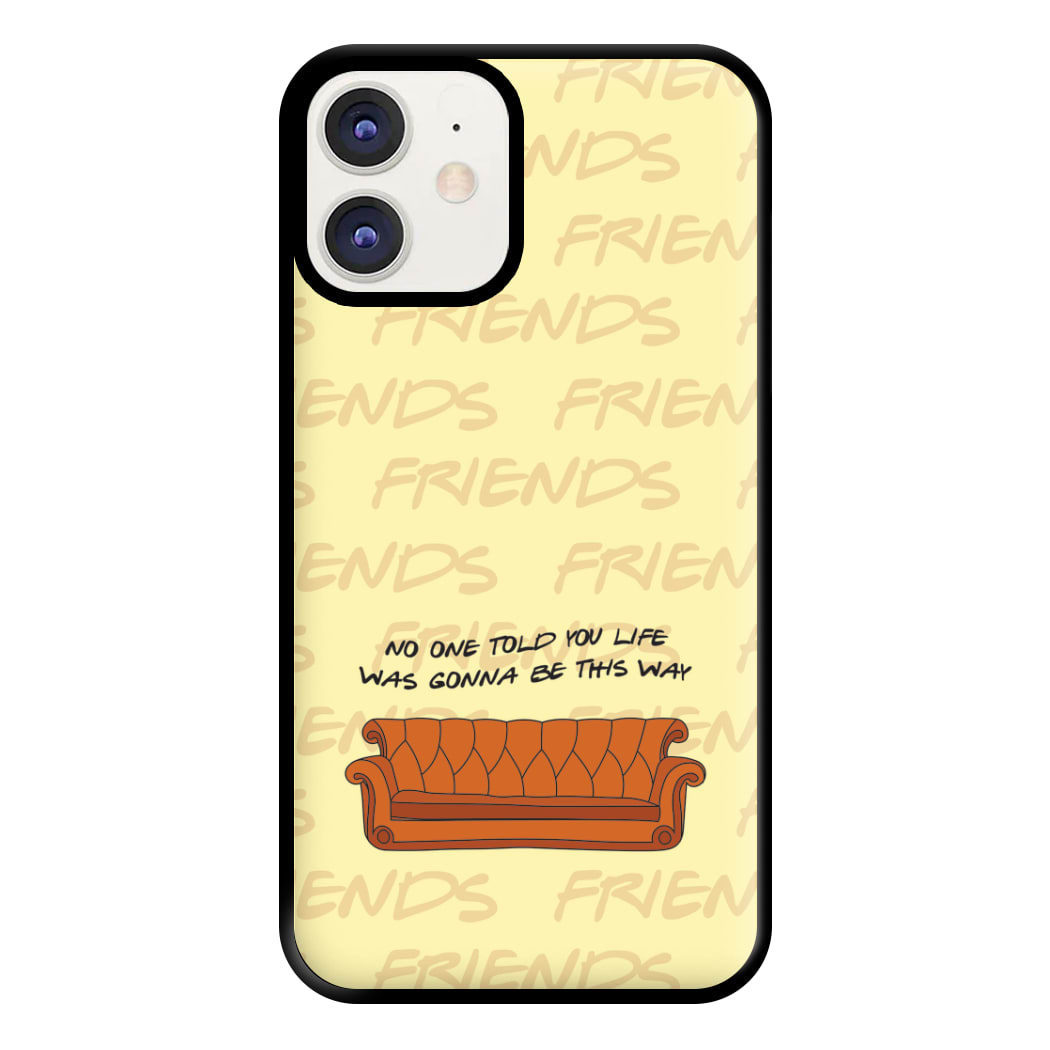 No One Told You Pattern Phone Case for iPhone 12 / 12 Pro
