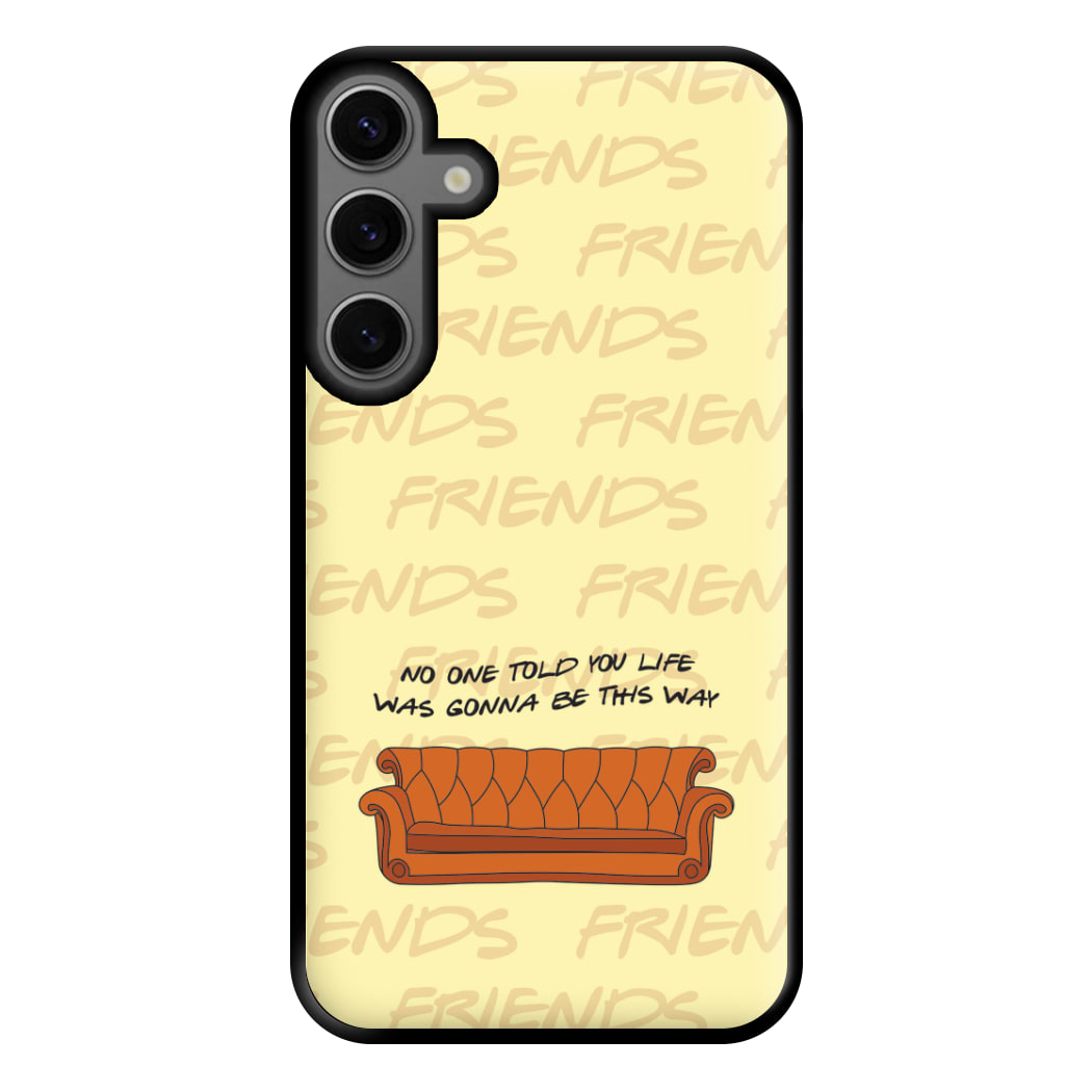 No One Told You Pattern Phone Case for Galaxy S23FE