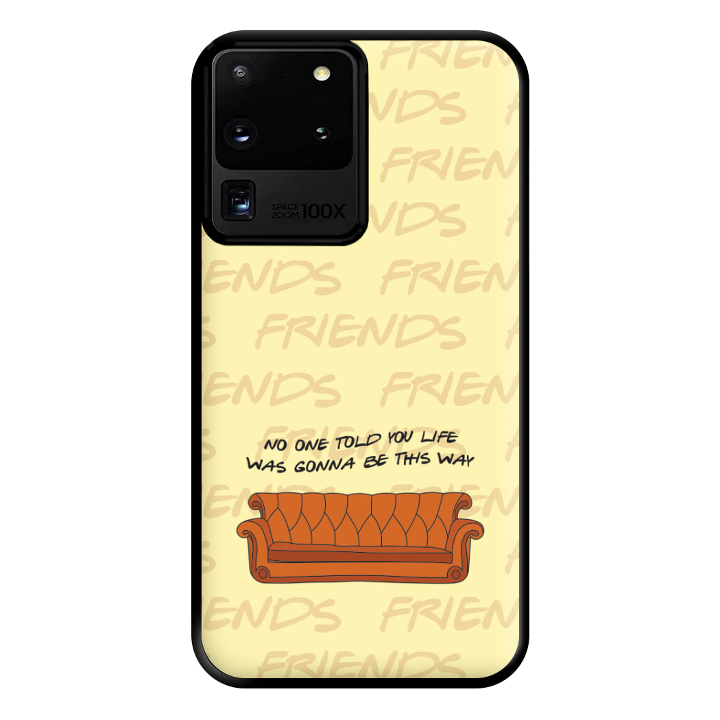 No One Told You Pattern Phone Case for Galaxy S20 Ultra