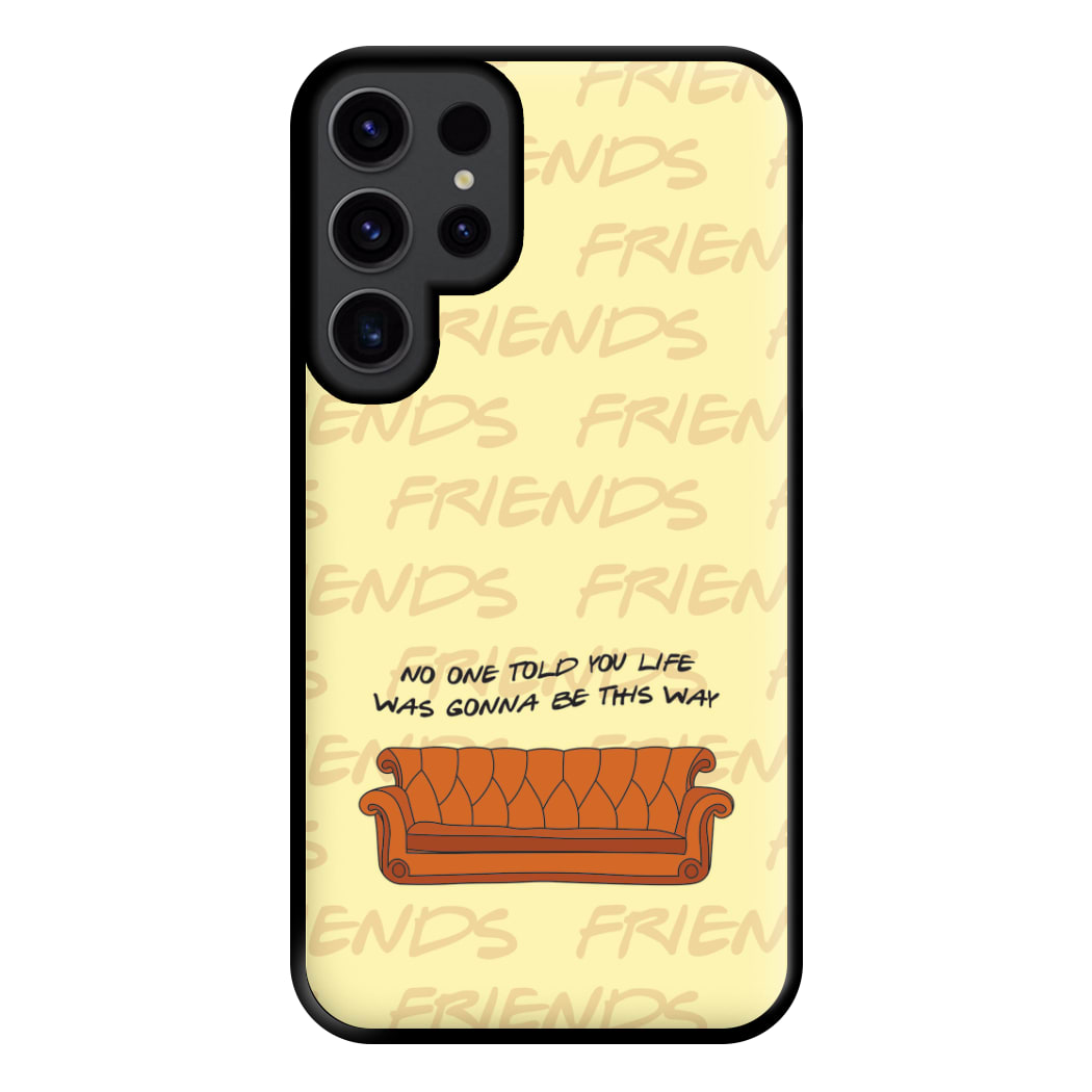 No One Told You Pattern Phone Case for Galaxy S23 Ultra