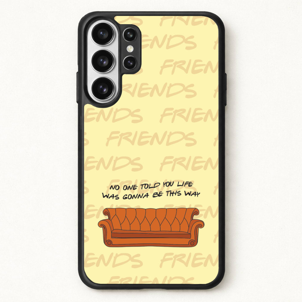 No One Told You Pattern Phone Case for Galaxy S26 Ultra
