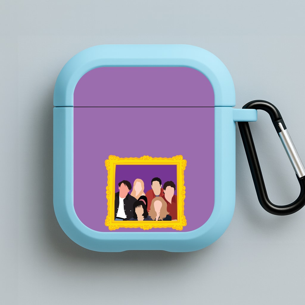 Cast Photo Frame Blue AirPods Case