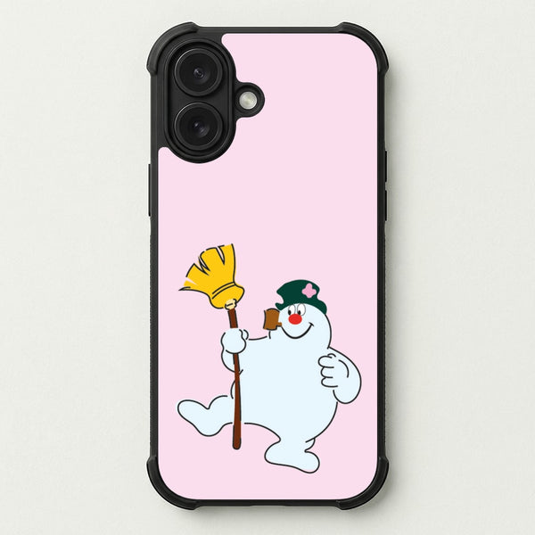 Broom - Snowman Phone Case — Bumper case