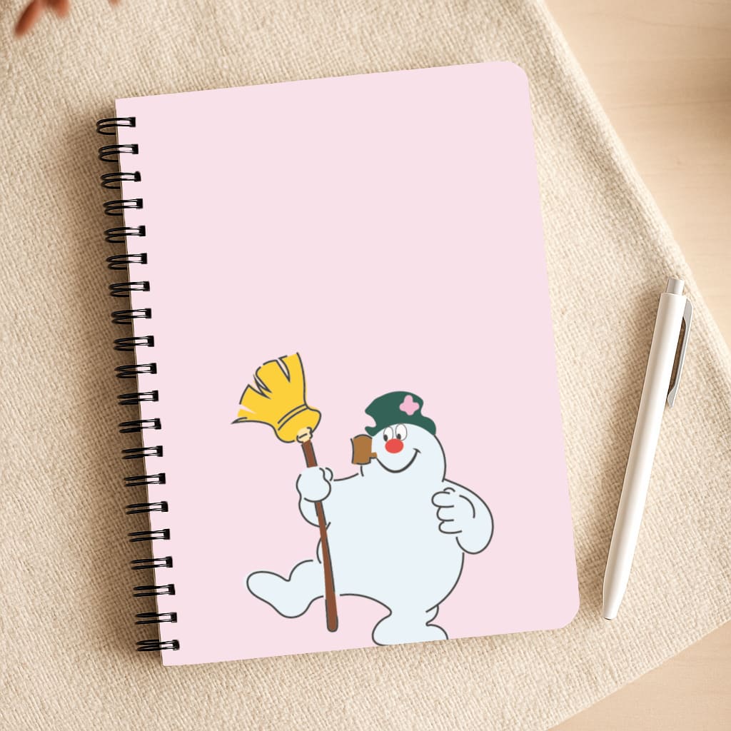 Broom - Snowman Notepad