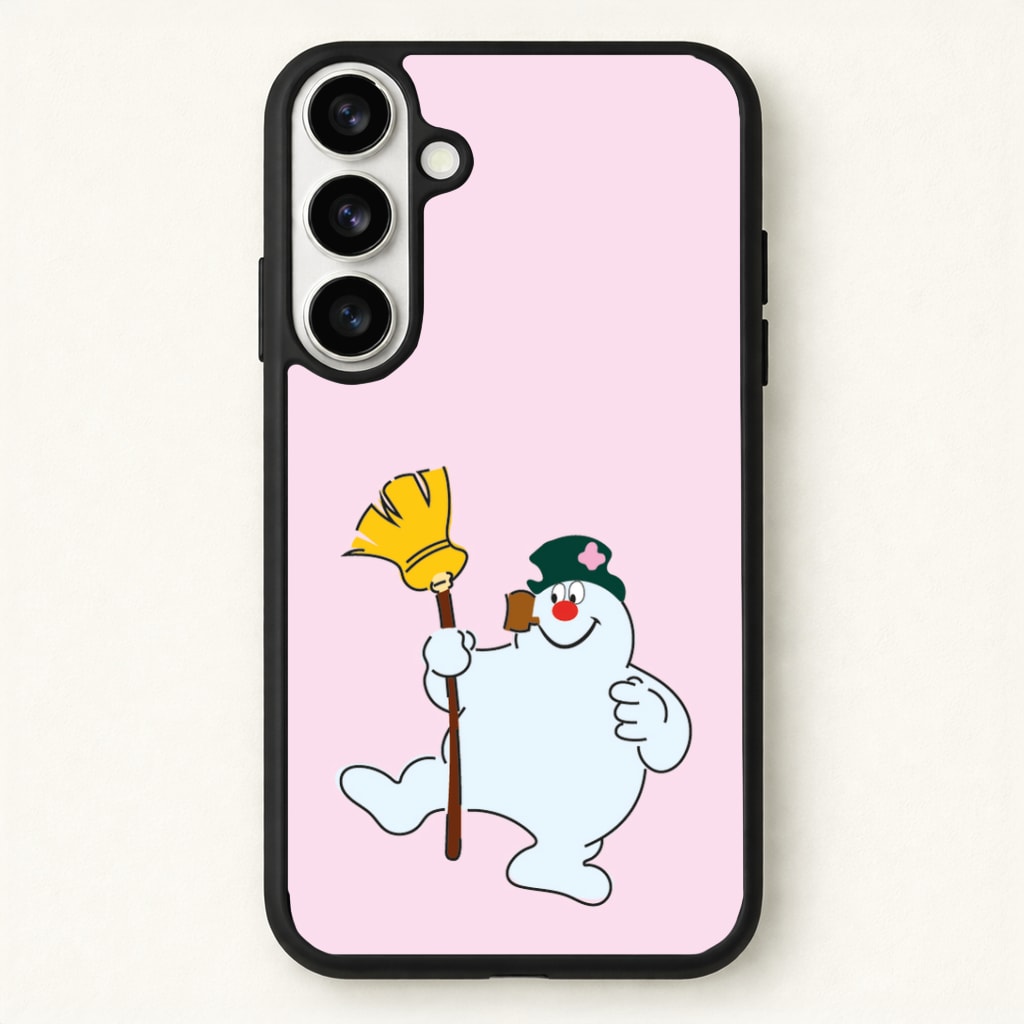 Broom - Snowman Phone Case for Galaxy S26