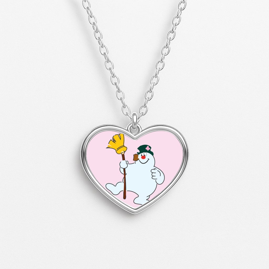 Broom - Snowman Necklace