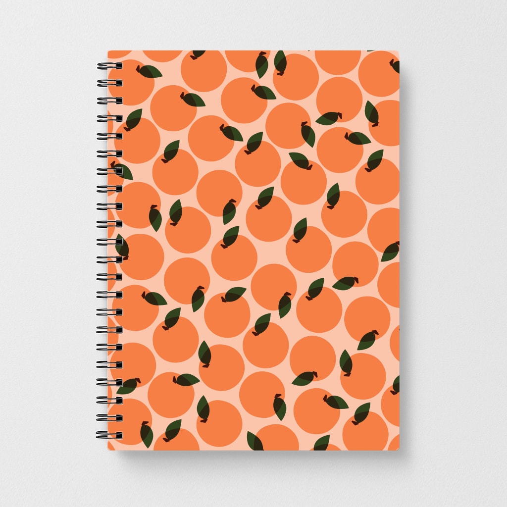 Oranges - Fruit Patterns Notebook