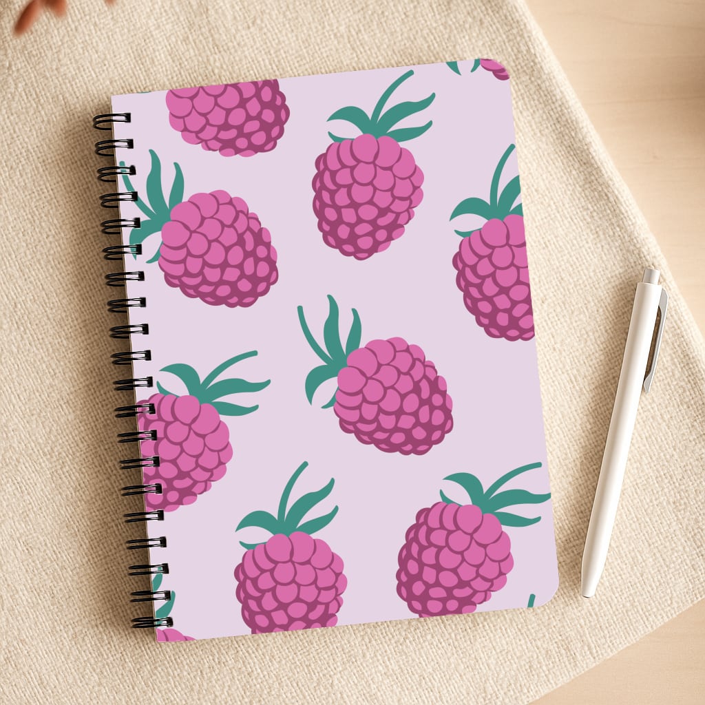 Rasberries - Fruit Patterns Notepad
