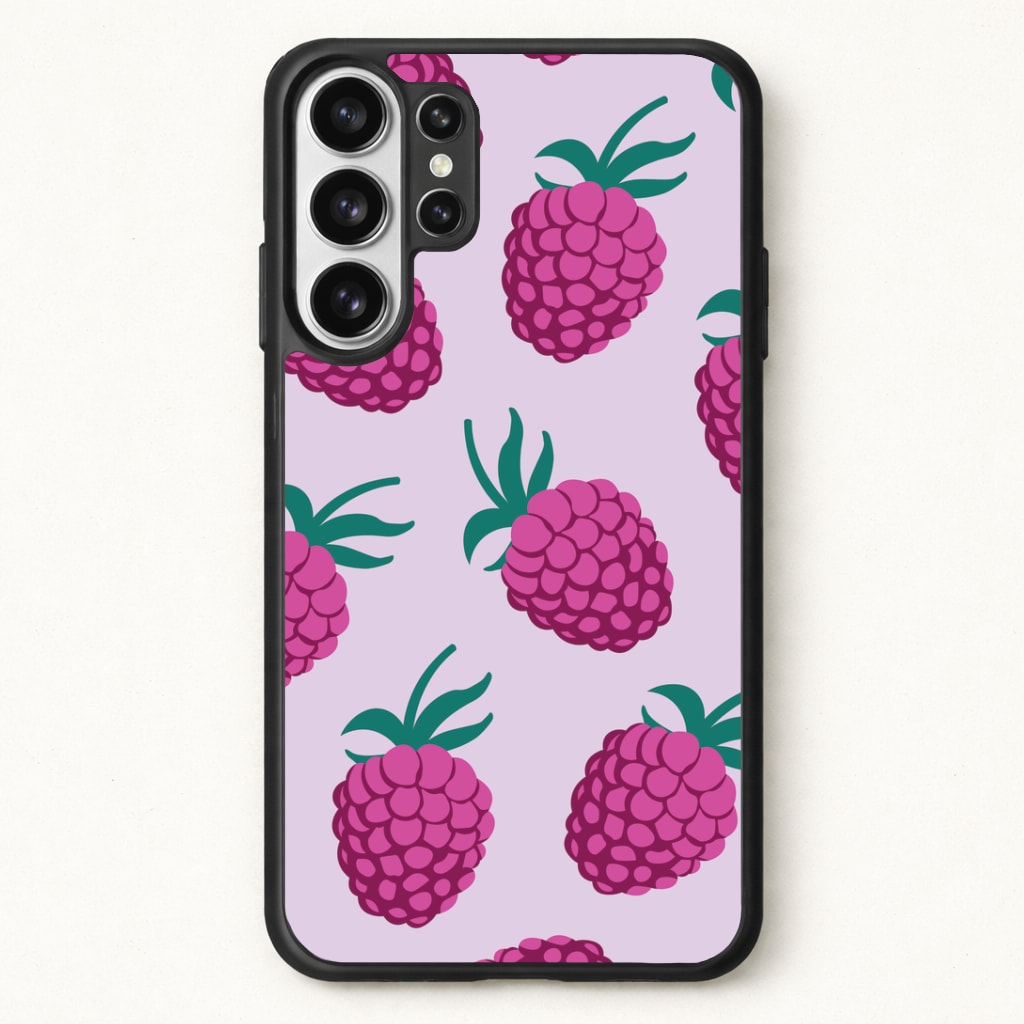 Rasberries - Fruit Patterns Phone Case for Galaxy S26 Ultra