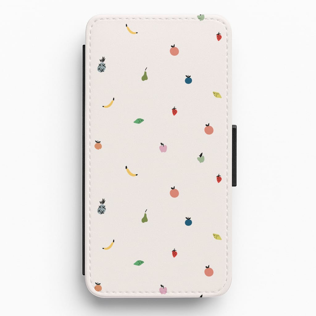 Mini Fruits - Fruit Patterns Flip / Wallet Phone Case