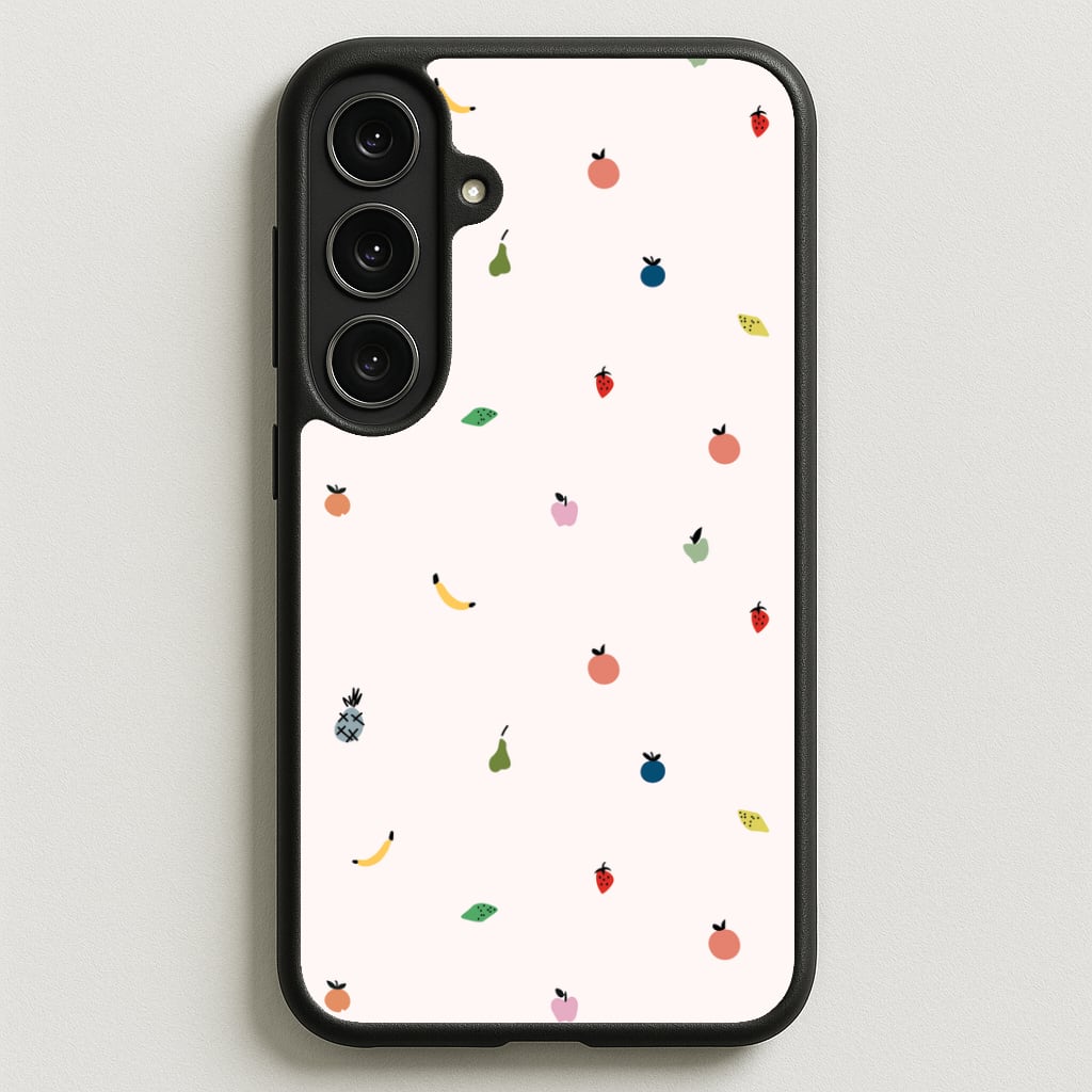 Mini Fruits - Fruit Patterns Phone Case for Galaxy S25FE
