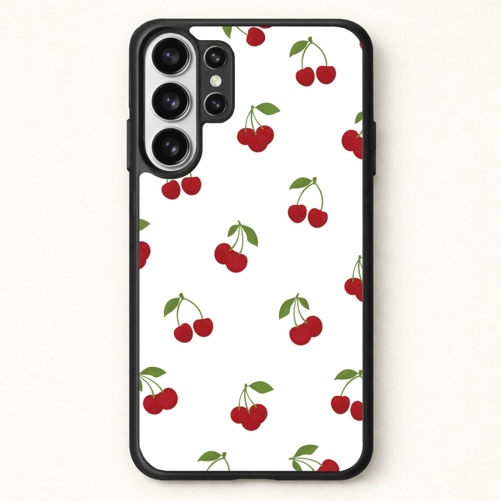 Cherries - Fruit Patterns Phone Case for Galaxy S26 Ultra