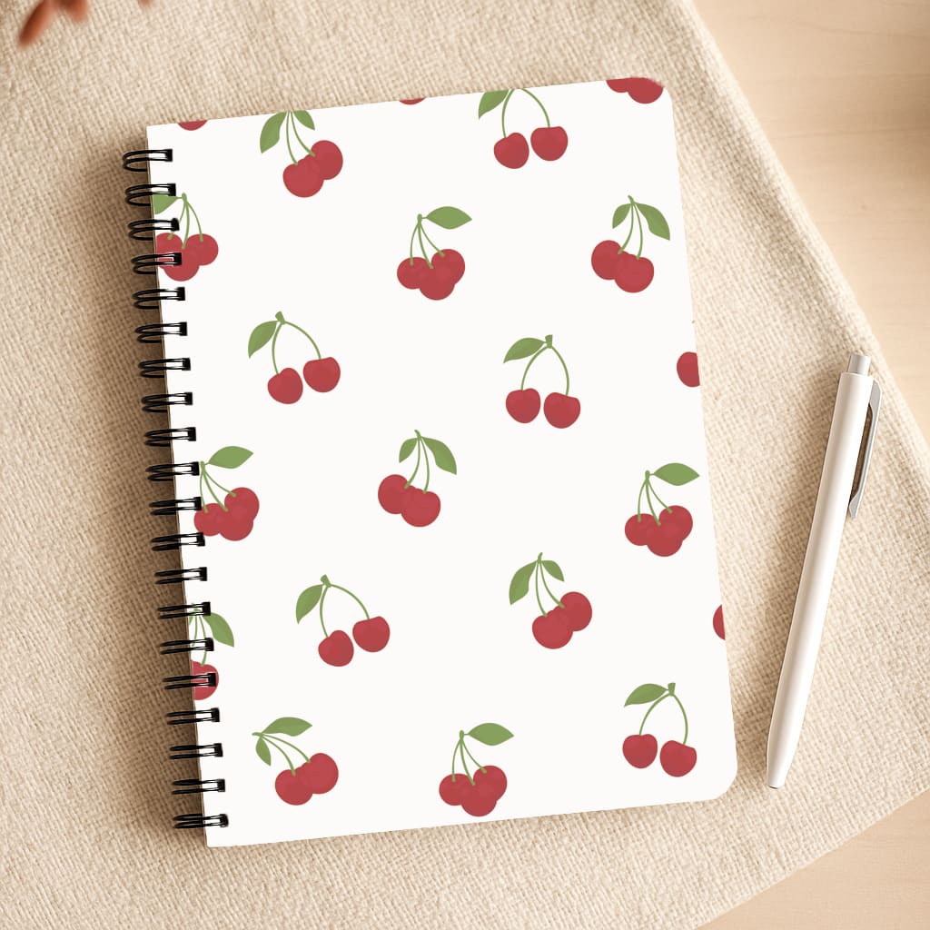 Cherries - Fruit Patterns Notepad