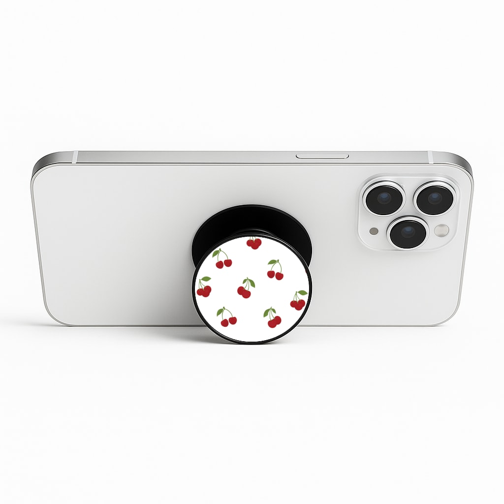 Cherries - Fruit Patterns Phone Stand
