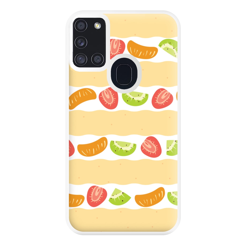 Fruit Sando Pattern Phone Case for Galaxy A21s