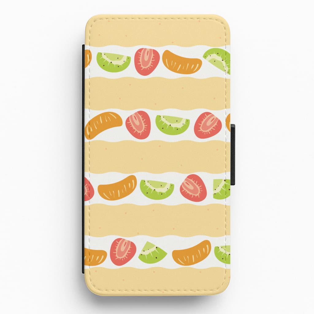 Fruit Sando Pattern Flip / Wallet Phone Case
